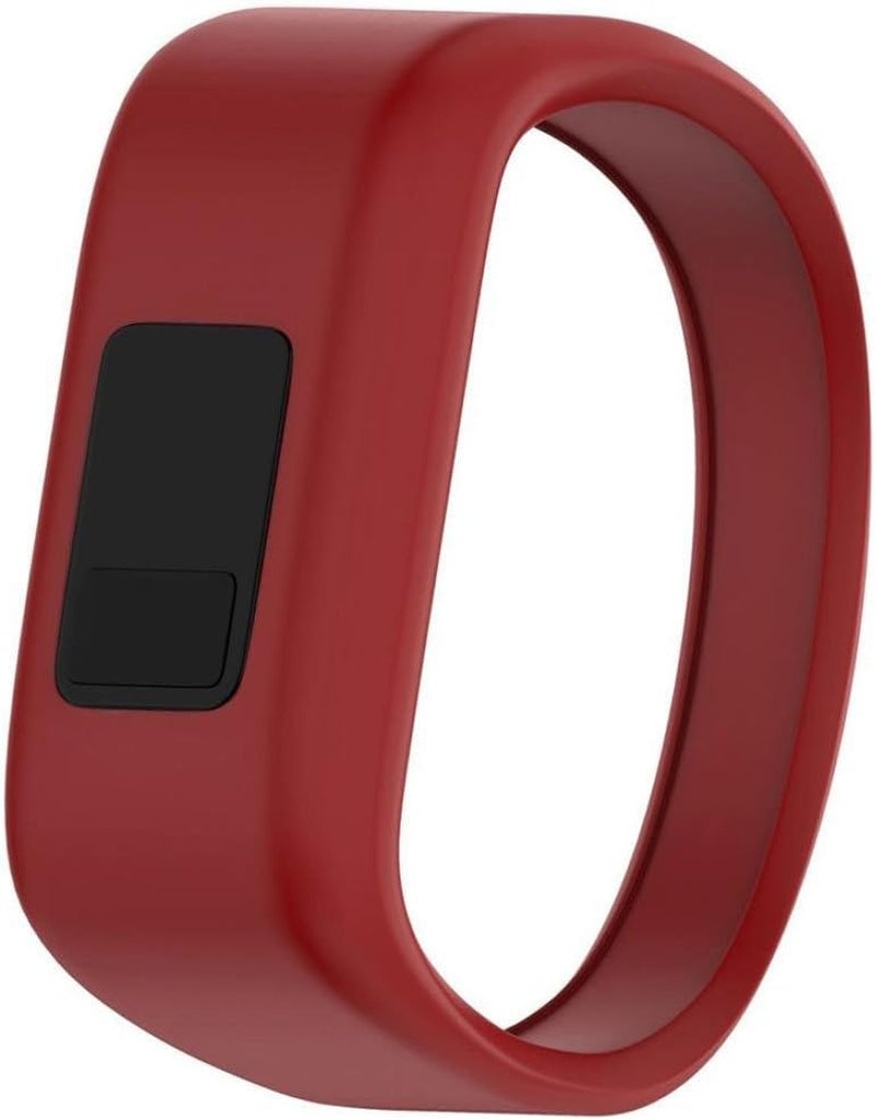 QGHXO Band for Garmin Vivofit Jr/Vivofit Jr. 2, Soft Silicone Replacement Watch Band Strap for Garmin Vivofit Jr/Vivofit Jr. 2 Activity Tracker, Small, Large  QGHXO Red Small: 5.7" 