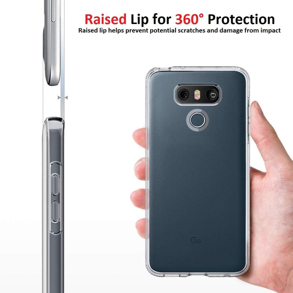 Vultic Clear Case for LG G6, Soft Slim Fit Shockproof TPU Lightweight Thin Transparent Cover  Vultic   