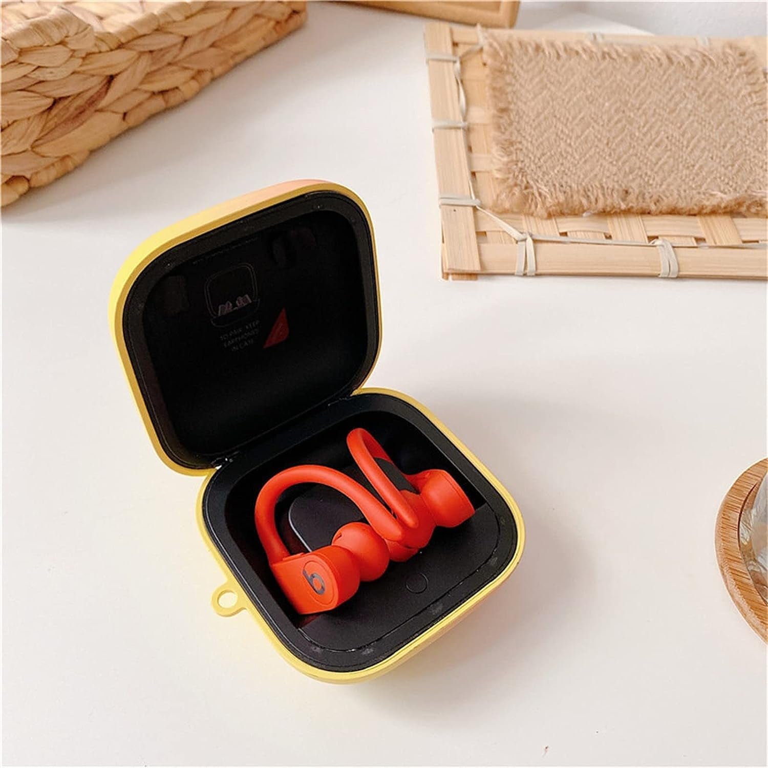 CASEVERSE for Powerbeats Pro Case, Hard PC Shell Gradient Cute Shockproof Protective Case for Powerbeats Pro with Keychain for Boys Girls Teens Kids  CASEVERSE   