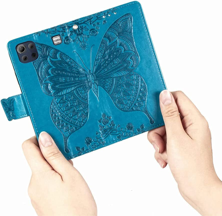 NKECXKJ LG G8 Thinq Case, Design for LG G8/G8 Thinq Case with Card Holder Stand Kickstand for Women Men Girls Boys,Lgg8/G8Thinq Wallet Cute PU Leather Flip Protective Cover 6.1 Inch-Blue  NKECXKJ   