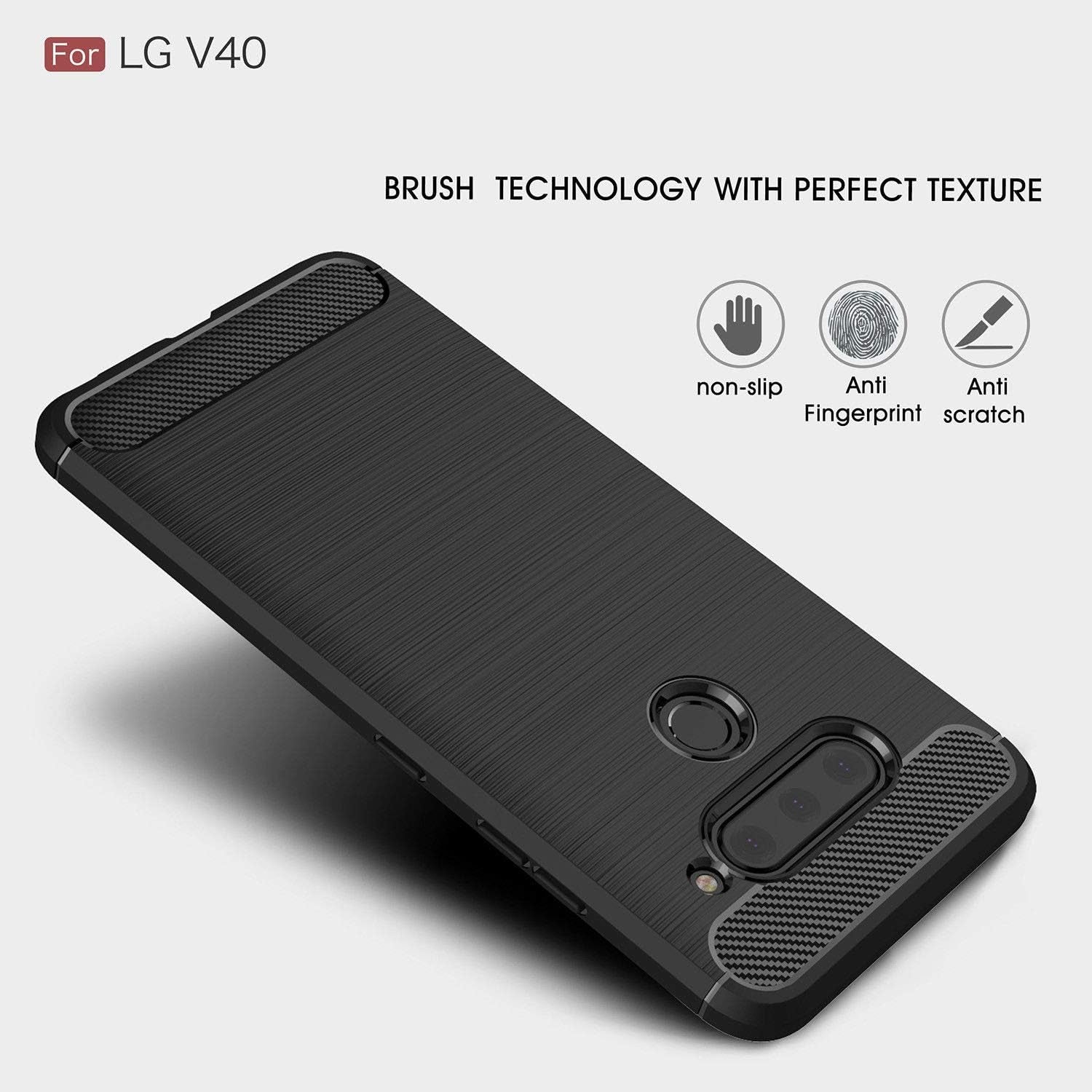 Superguardz for LG V40 Thinq Case, Heavy Duty Slim Shockproof Protective Cover Armor  SuperGuardZ   
