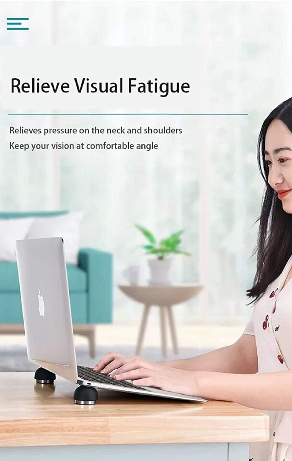 Laptop Cooling Stand,Ergonomic Laptop Cooling Pad Small Invisible Cooler Ball Portable Magnetic Laptop Cooler Stand for Laptop Computer  COPORA   