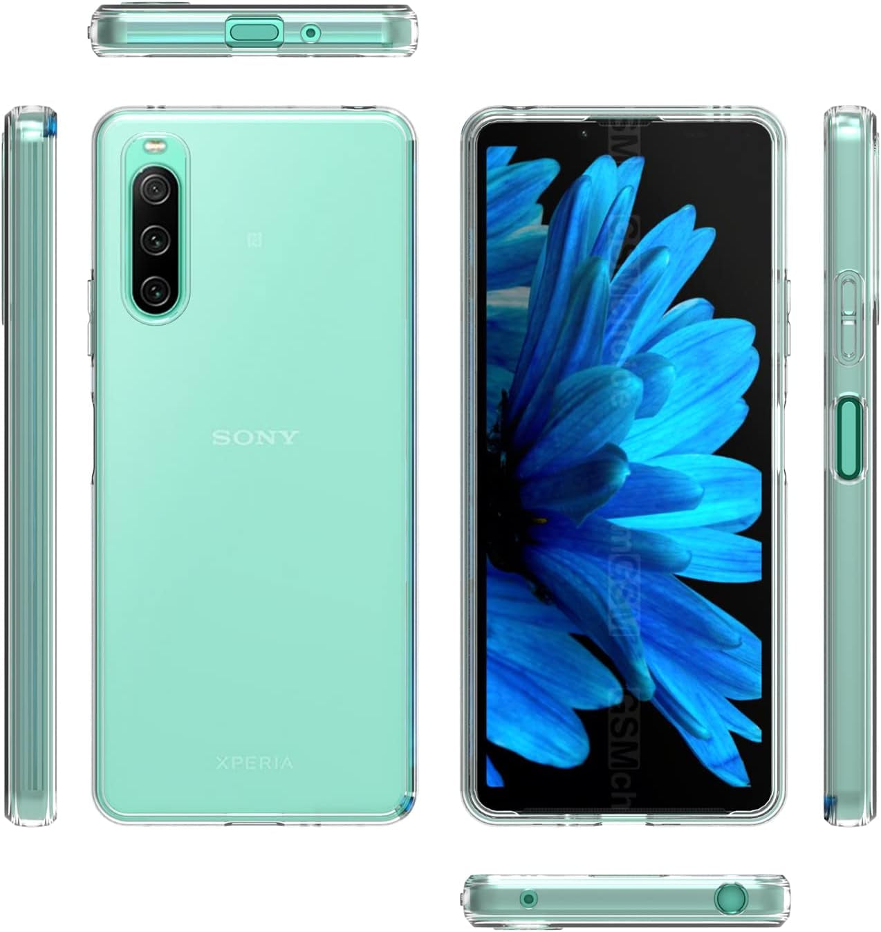 Coveron Slim TPU Designed for Sony Xperia 1 IV Case, Flexible Soft Phone Cover - Clear  CoverON   