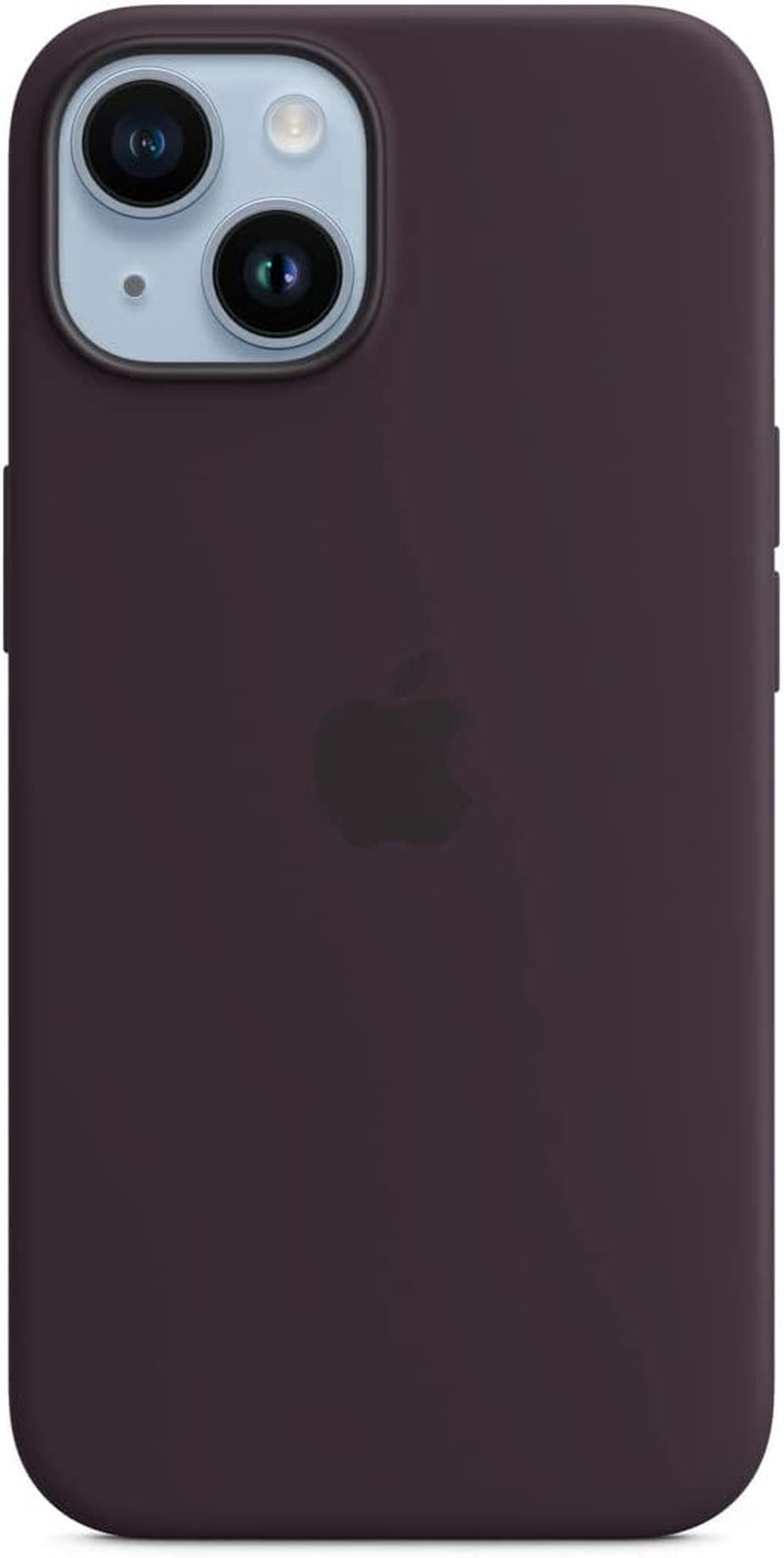 Apple Iphone 14 Silicone Case with Magsafe - Olive  Apple Elderberry  