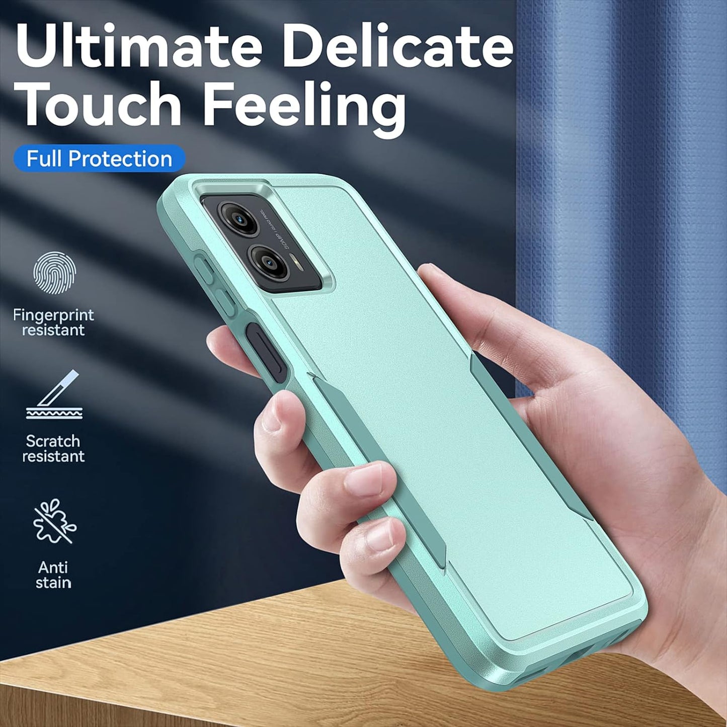 Warsia for Moto G 5G 2023 Case,Motorola G 5G 2023 Case with Screen Protector[Military Grade Drop Tested] Heavy-Duty Tough Rugged Shockproof Protective Case for Motorola Moto G 5G 2023, Green  BOYOSS   