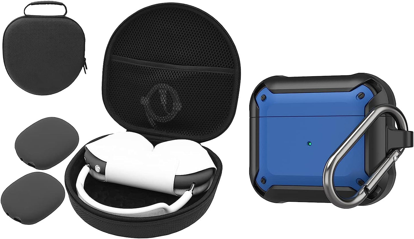 Procase Hard Case for Airpods Max Bundle with Airpods 3 Case 2021 with Keychain  ProCase   