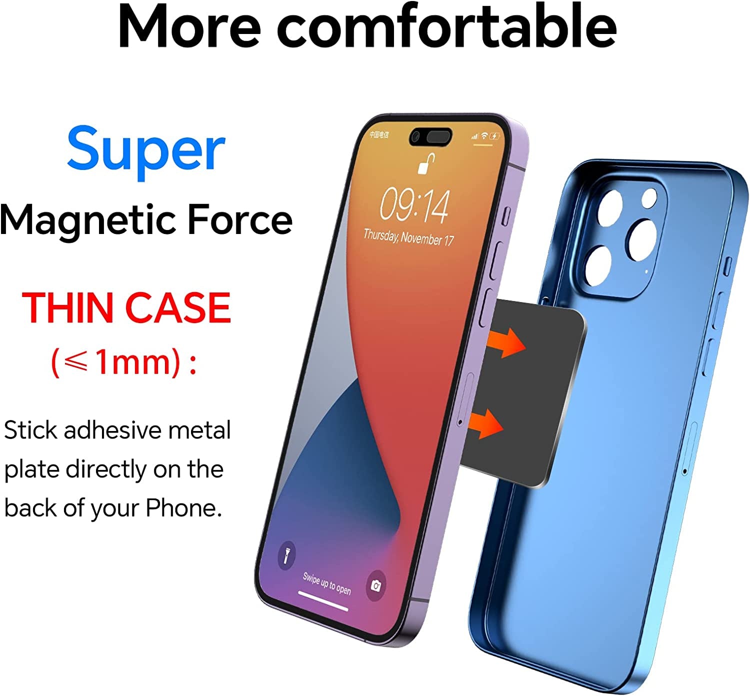 【2-PACK】 Magnetic Phone Holder for Car Vent,【Upgraded Clip】Car Vent Magnetic Phone Mount, 【Strong Magnet 】【 360° Rotation 】Magnetic Air Vent Phone Bracket for Car Fits Iphone Samsung, Etc Cell Phone  Kaistyle   