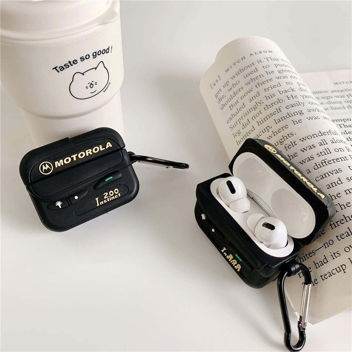 Oqplog for Airpod Pro 2019/Pro 2 Gen 2022 Case Fashion for Airpods Pro Air Pods Pro Cases Cover Pretty Hypebeast Funny Design Fun 3D Cute Design Soft Silicone for Girls Boys Teen Kids (BB Call)  Chuangyinian   