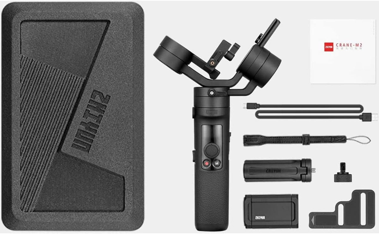 Zhiyun Crane M2 3-Axis Gimbal for Compact Cameras, Smartphones and Gopro  Zhiyun   