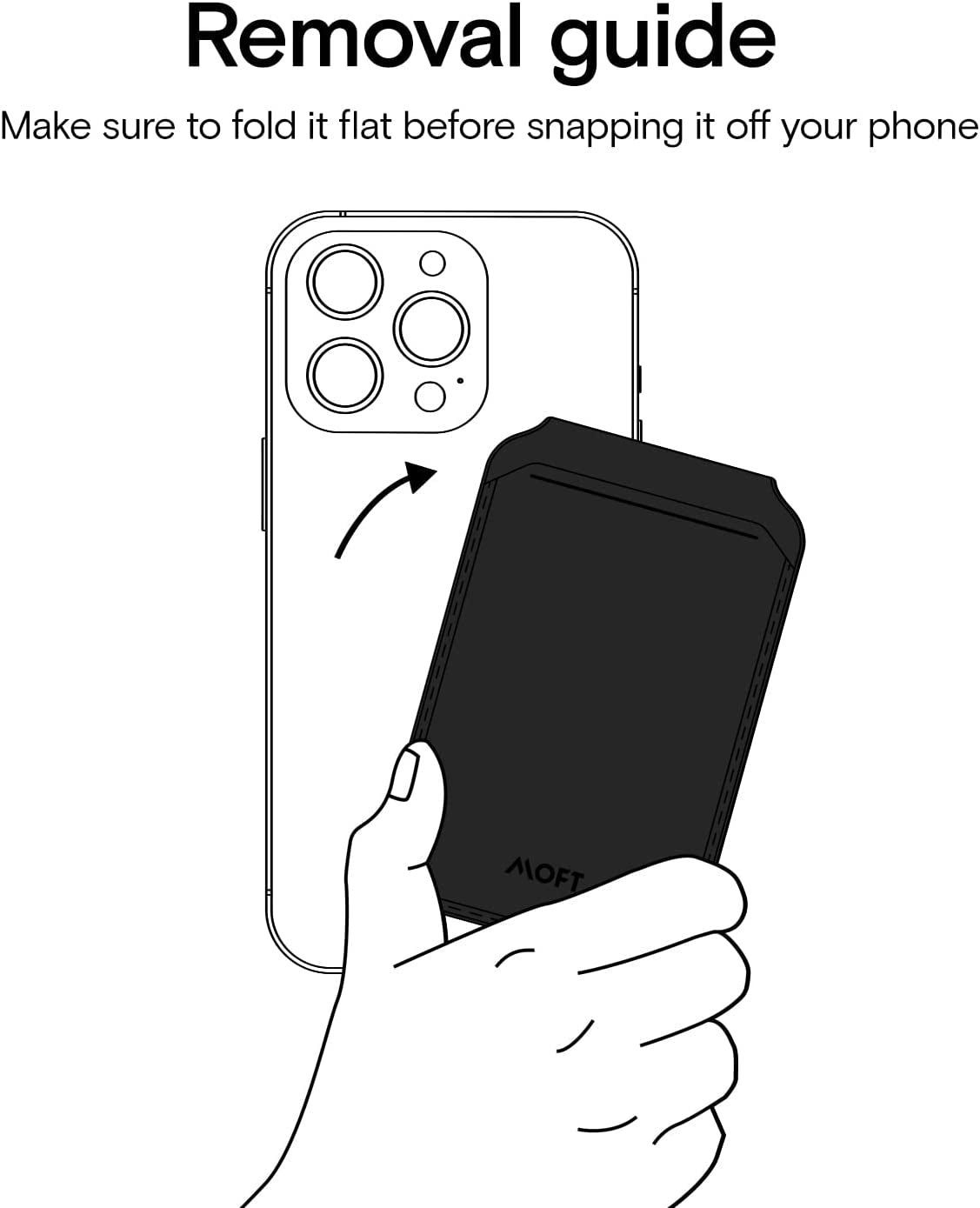 MOFT Magsafe Compatible Wallet Quick Access for Iphone 14 /Iphone 13/ Iphone12 Series Open ID Window Convenient Card Use and Sturdy Stand with Steel Hinge Flash Wallet Phone Stand  MOFT   