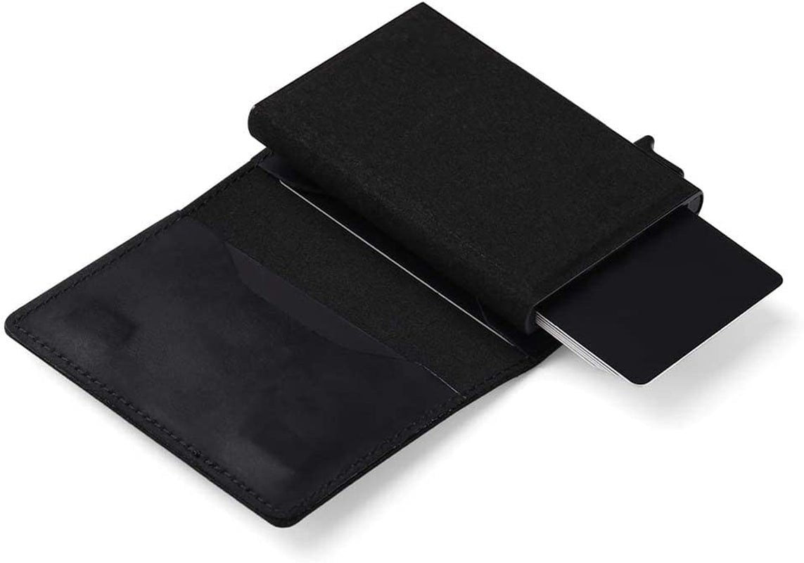 Kanley Airtag Leather Wallet with Tracker Holder Smart Wallet for Men with Tracking Case – Smart Wallet with Card Holder Slots and Money Clip – Christmas, Father’S Day, Birthday (Black)  Kanley   