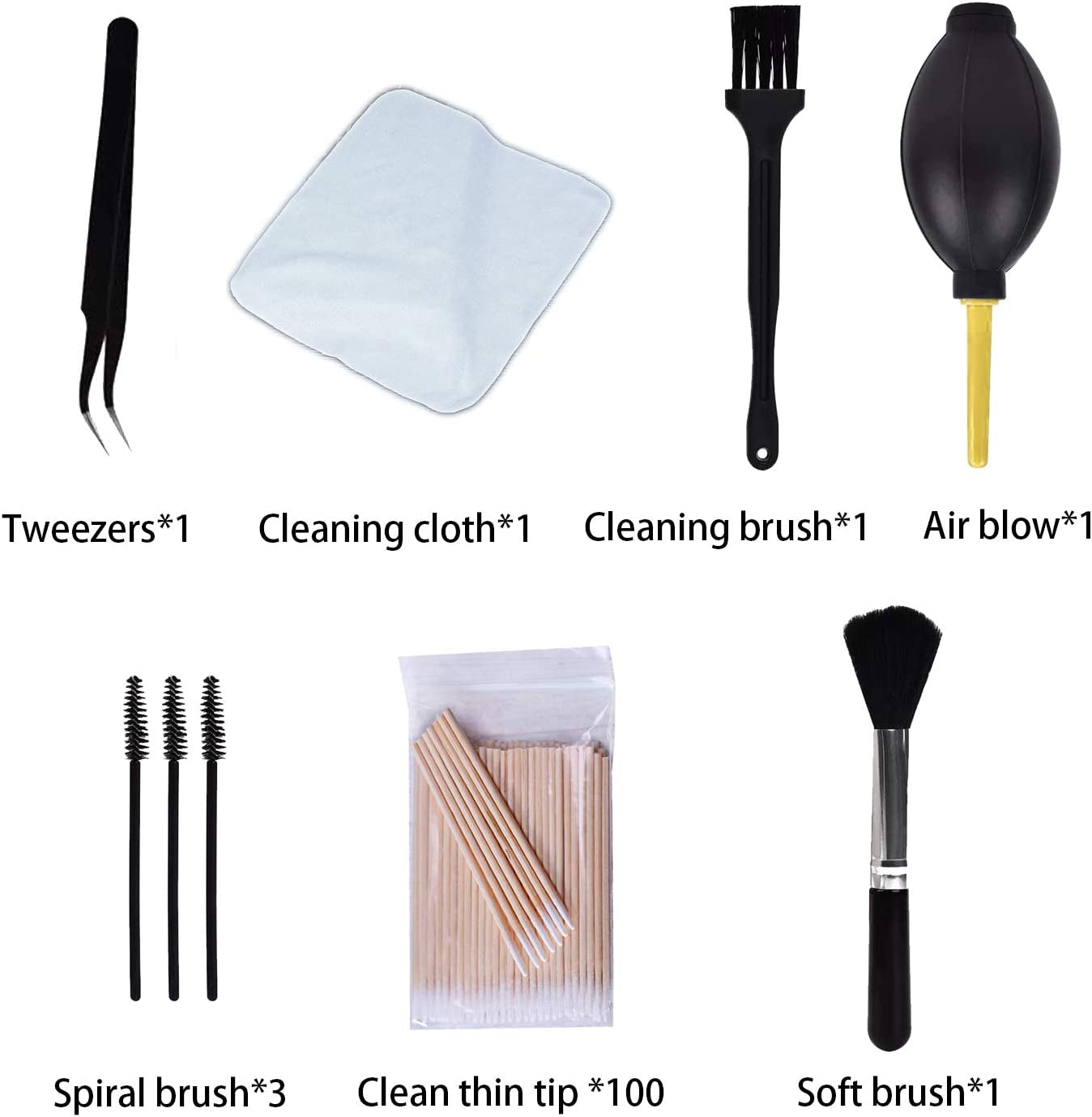 108 Pcs for Iphone Cleaning Kit, for Airpod Cleaner Kit Phone Jack Charger Port Hole Plug Speaker Cleaner Tool for Cameras Keyboards Headphones  N/F   