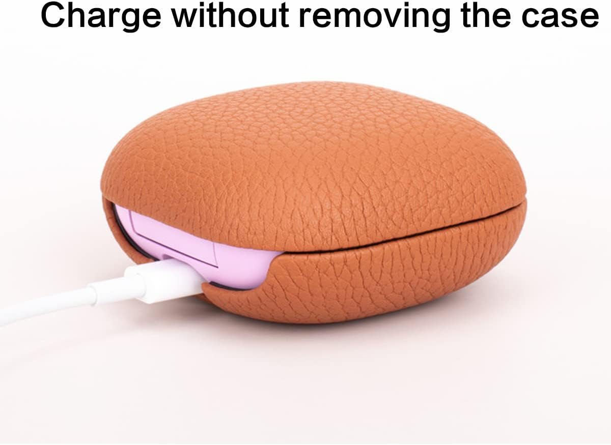 Case Cover for Beats Fit Pro Wireless Earbuds Leather Full Body Protective Case Anti-Lost Shockproof Waterproof Compatible with Beats Fit Pro (Black)  Keminsung   