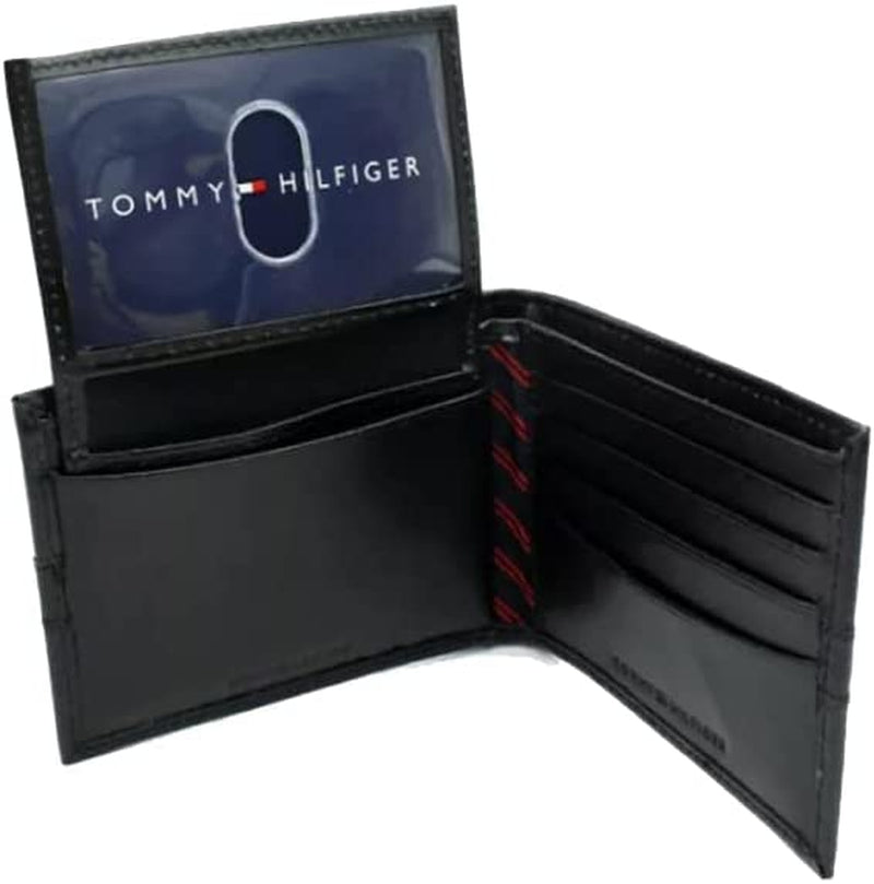 Tommy Hilfiger Men'S Genuine Leather Passcase Wallet with Multiple Card Slots  Tommy Hilfiger Men's Accessories   