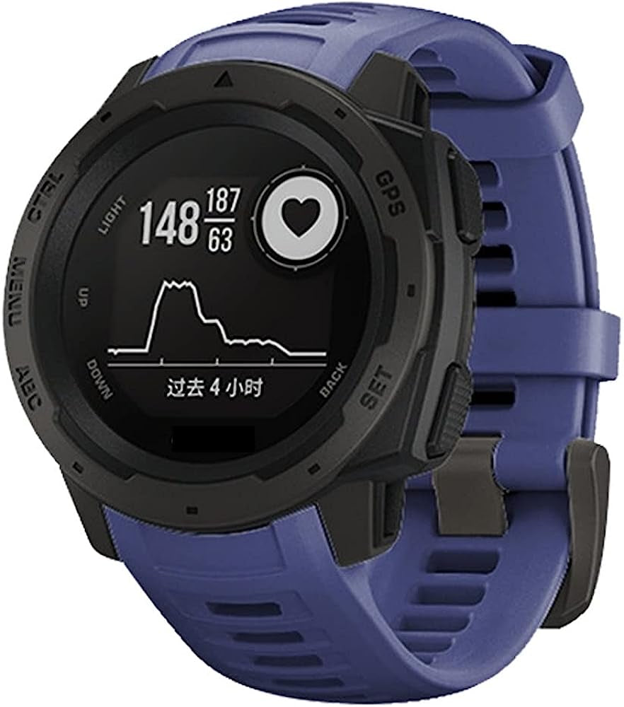 KGDHB Sports Silicone Strap for Garmin Instinct Watchband Replacement 22MM Watch Band for Garmin Instinct Esports/Tide/Solar Bracelet  KGDHB K For Instinct Tide 