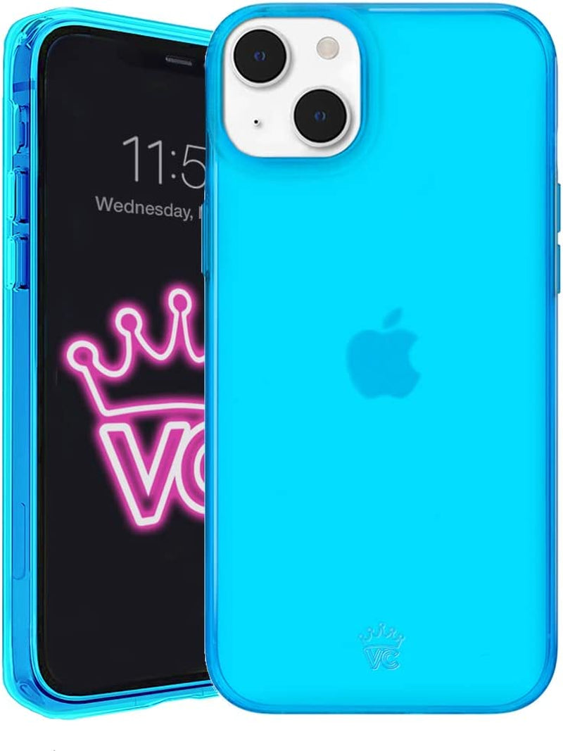Velvet Caviar X Bratz Designed for Iphone 14 Pro Max Case for Women [8Ft Drop Tested] Cute Protective Bratz Dolls Accessories Phone Cases - Clear Glitter  Velvet Caviar Neon Blue Iphone 14 Plus 