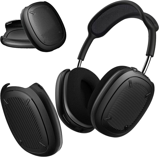 NINKI Compatible Airpods Max Case Cover Silicone,Scratch Resistant Soft Protective Ear Cups Cover for Apple Airpod Max Headphones Black,Rugged Lightweight Shockproof Hard Airpods Max Accessories Cases  NINKI   