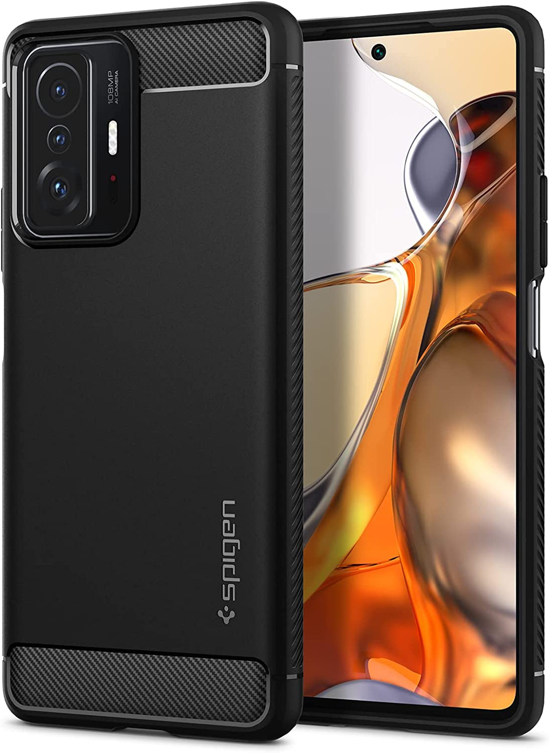 Spigen Rugged Armor Designed for Xiaomi 11T / 11T Pro (2021) - Matte Black  Spigen   
