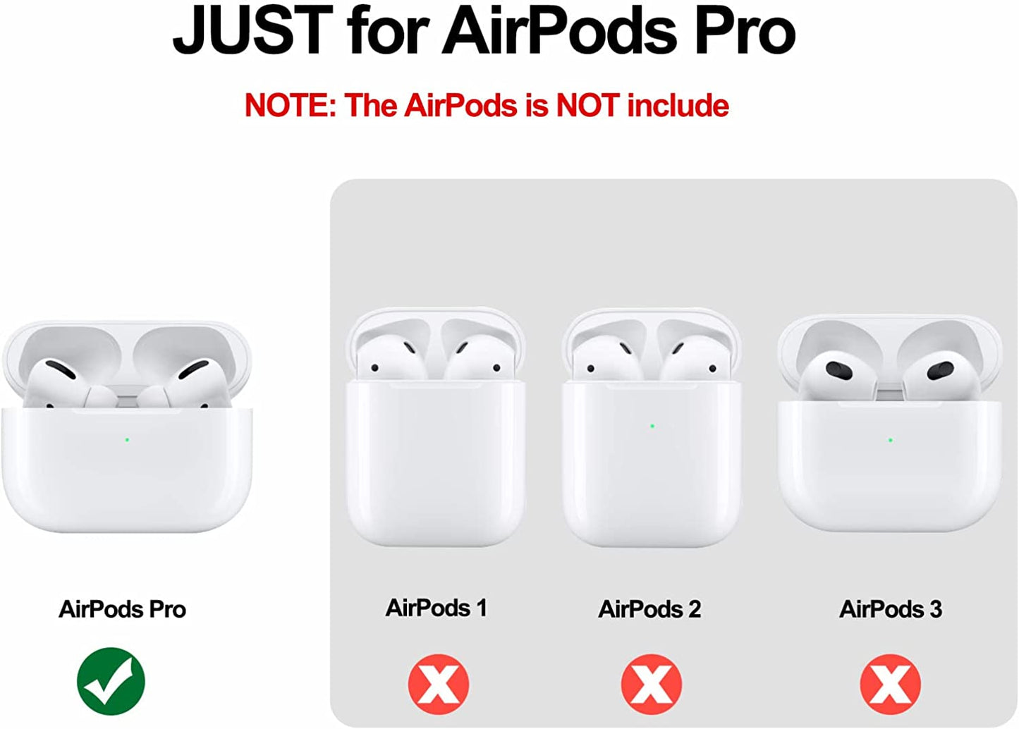 V-Moro Compatible with Airpods Pro Case Leather, Genuine Leather Airpod Pro Case for Airpods Pro [Front LED Visible] Protective Cover Skin Brown Men Women  V-MORO   