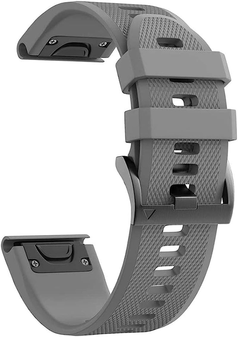 Eeomoik Silicone 22Mm Band Straps for Garmin Fenix 5 plus 6 Pro 7 935 945 S60 S62 Smart Quick Fit Wristband for Garmin Epix Bracelet  EEOMOiK L For Epix 