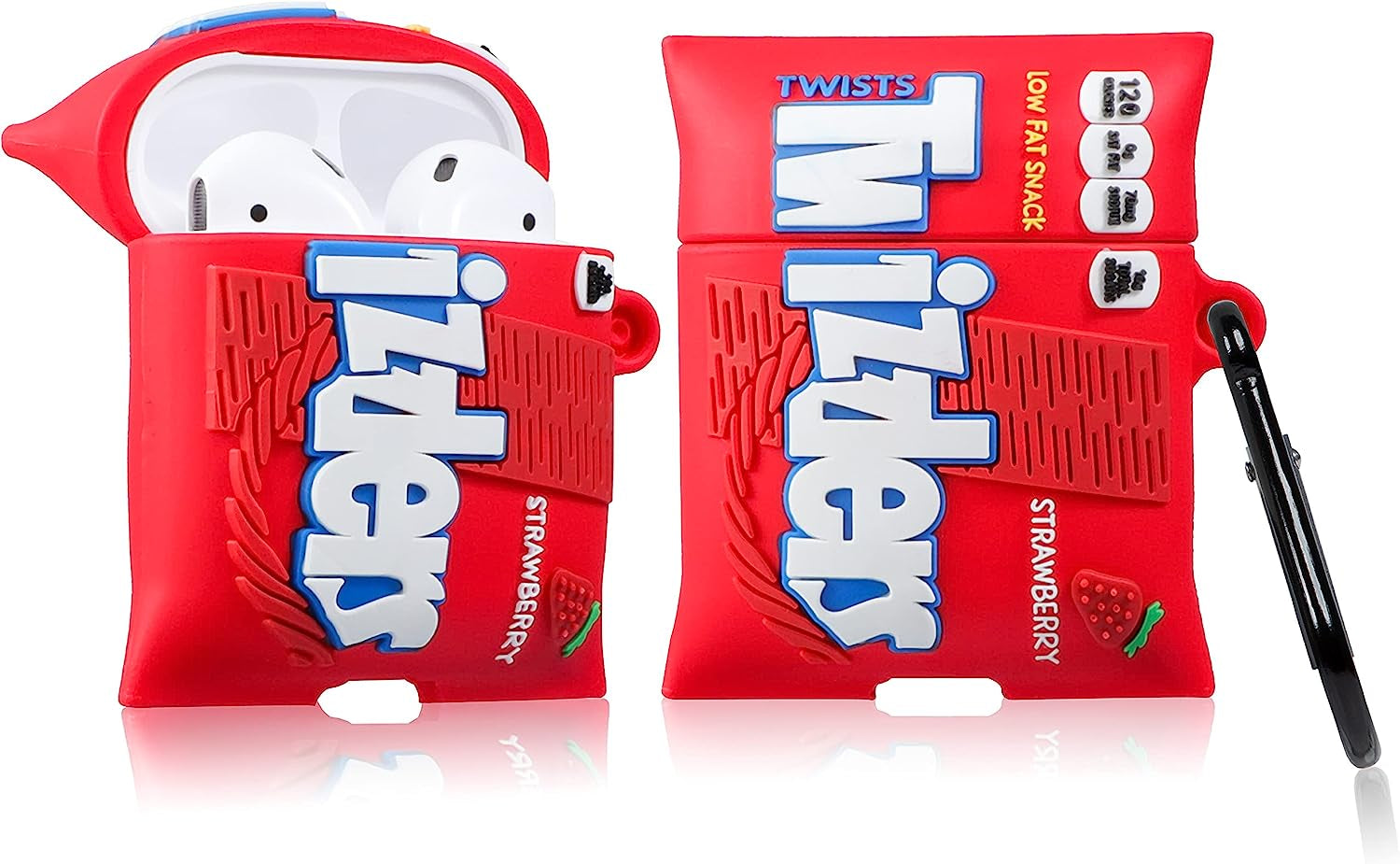 Oqplog for Airpod 2/1 Case Food Design Cover for Airpods Silicone Cases Air Pods Cute Funny Cartoon 3D Kawaii Fun Soft Designer Unique Fashion Cool Pretty for Girls Boys Teen Girly (Smart Popcorn)  guangjianheni Twizz Candy  