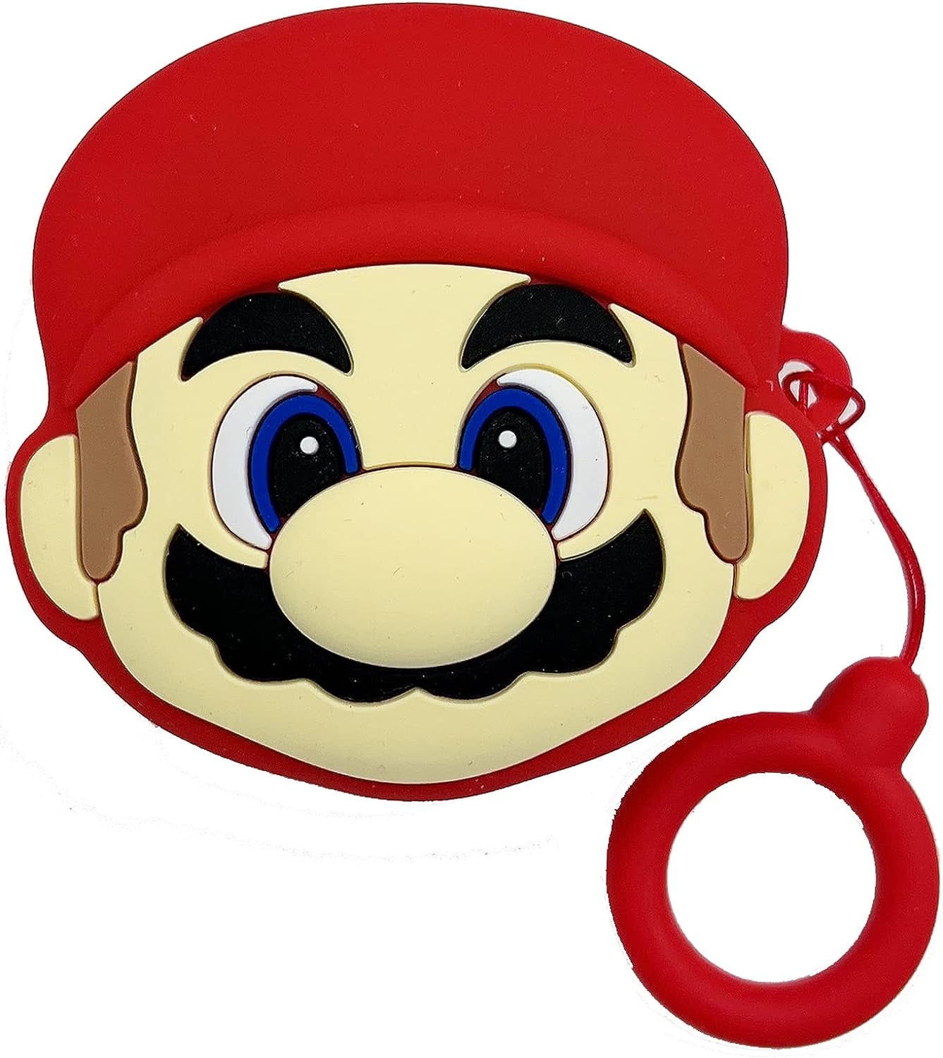 KIRDEIVY Cute 3D Cookie Bear Silicone Case - Anti-Fall, Anti-Slip, Waterproof Cover for Beats Fit Pro  KirDeivy Mario Beats Fit Pro 