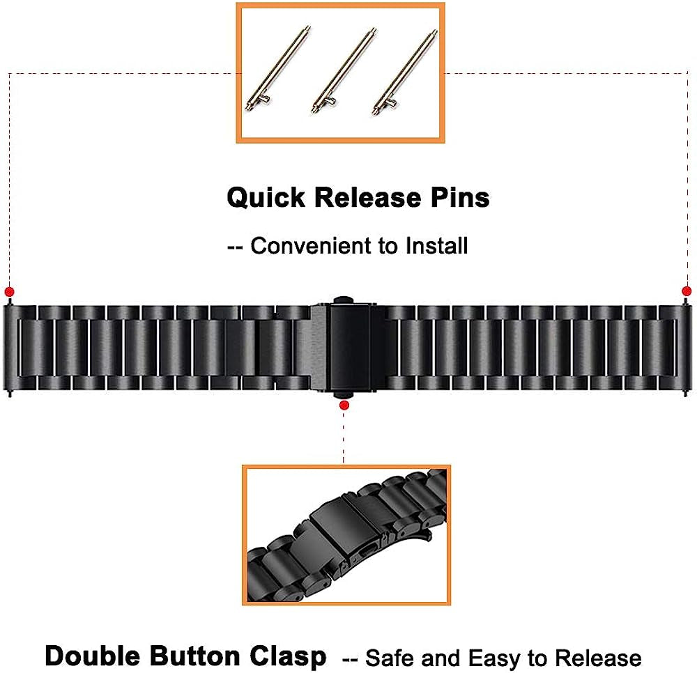 YEEJOK 22Mm Watch Bands Compatible for Fossil Men'S Gen 6/5E 44Mm/ Gen 5LTE/ Gen 5 Carlyle Garrett/Women'S Julianna/Gen 4 Explorist HR, Metal Watch Strap + Silicone Sport Bands  YEEJOK   