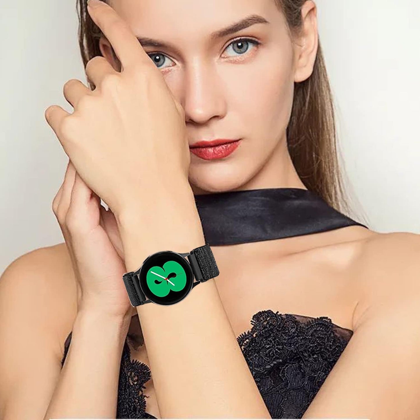 20Mm Watch Band Compatible with Samsung Galaxy Watch 5 Band/Galaxy Watch 4 Band 40Mm 44Mm,Galaxy Active 2 Band 40Mm 44Mm,Galaxy Watch 5 Pro Band 45Mm/Galaxy Watch 4 Classic Band for Women Men,6 Paack  LHXYUO   