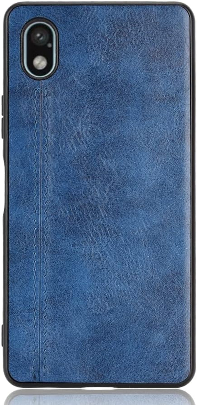 Phone Case for Sony Xperia ACE II, Case for Sony Xperia ACE II Cow-Like PU Leather Style Protector Cover, Non-Slip Shockproof Cover for Sony Xperia ACE II Case  Generic Blue Sony Xperia Ace Ii 