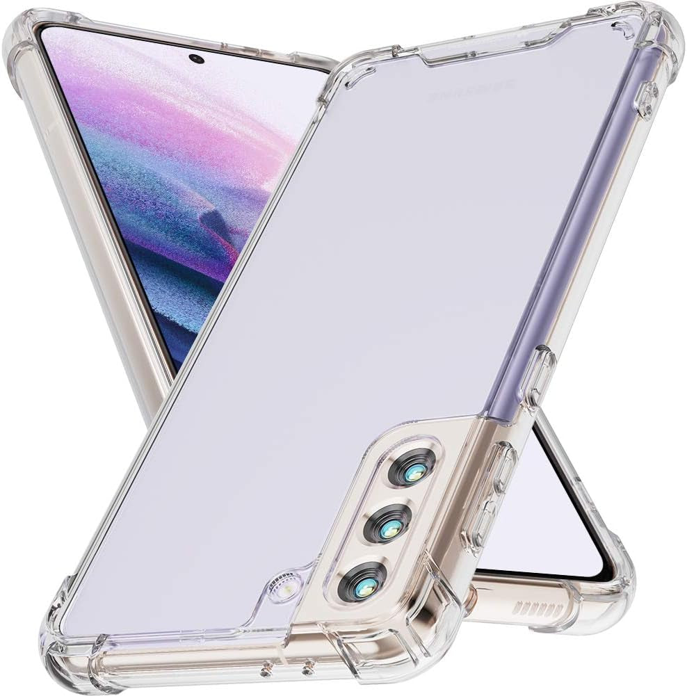GOOSPERY Galaxy S21 plus (6.7 Inches), Crystal Clear Protective Bumper Cover Case with Reinforced Corners, Shockproof Slim Hybrid Phone Case  GOOSPERY   