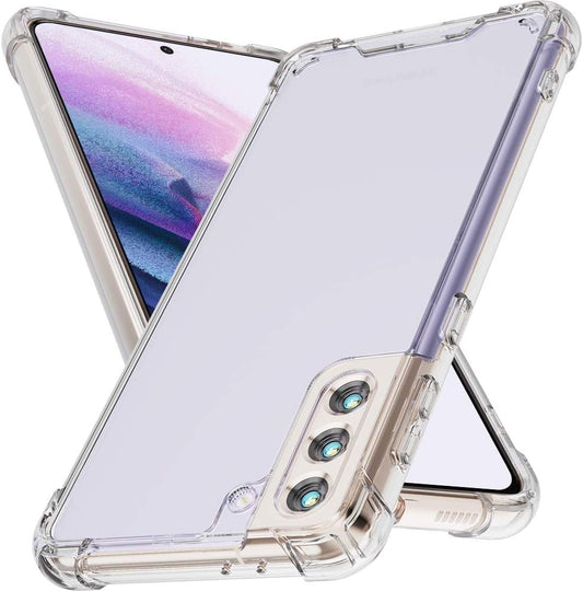 GOOSPERY Galaxy S21 plus (6.7 Inches), Crystal Clear Protective Bumper Cover Case with Reinforced Corners, Shockproof Slim Hybrid Phone Case  GOOSPERY   
