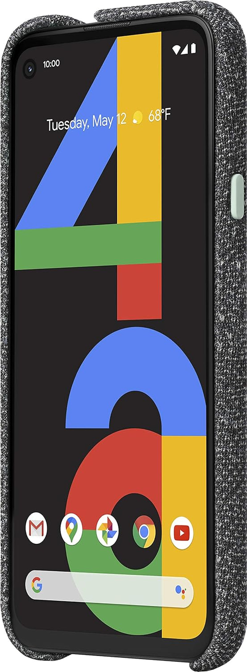 Google Pixel 4A Case - Basically Black, Recycled PC & PET Material, Machine-Washable, 5.81" Screen Size Protection  Google   