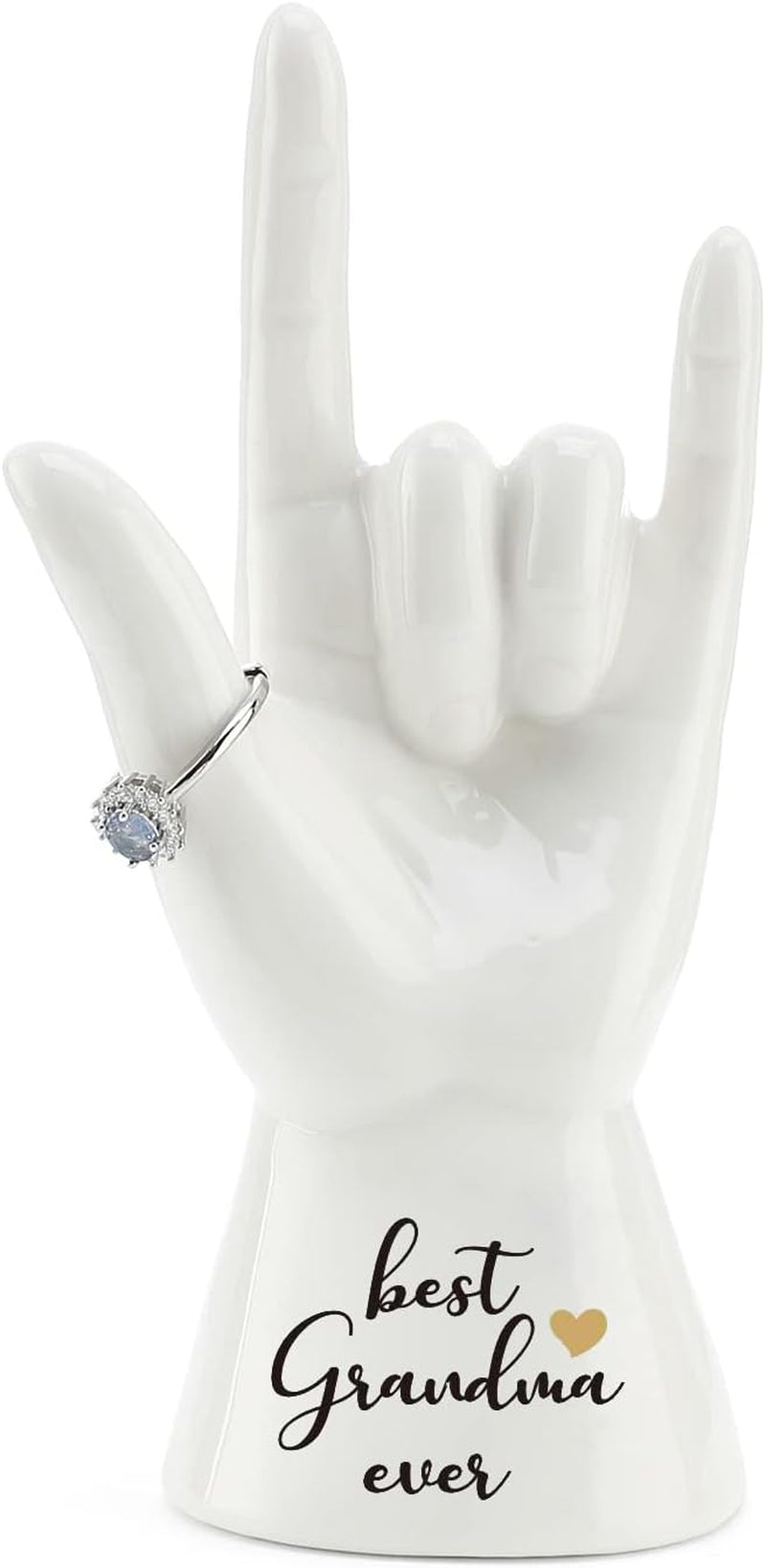 VINCOMIC Mandala Ring Holder,Decorative Jewelry Holder,Birthday Christmas Thanksgiving Day Engagement Wedding Gifts for Women,Ceramic Navy Blue  VINCOMIC Nana  