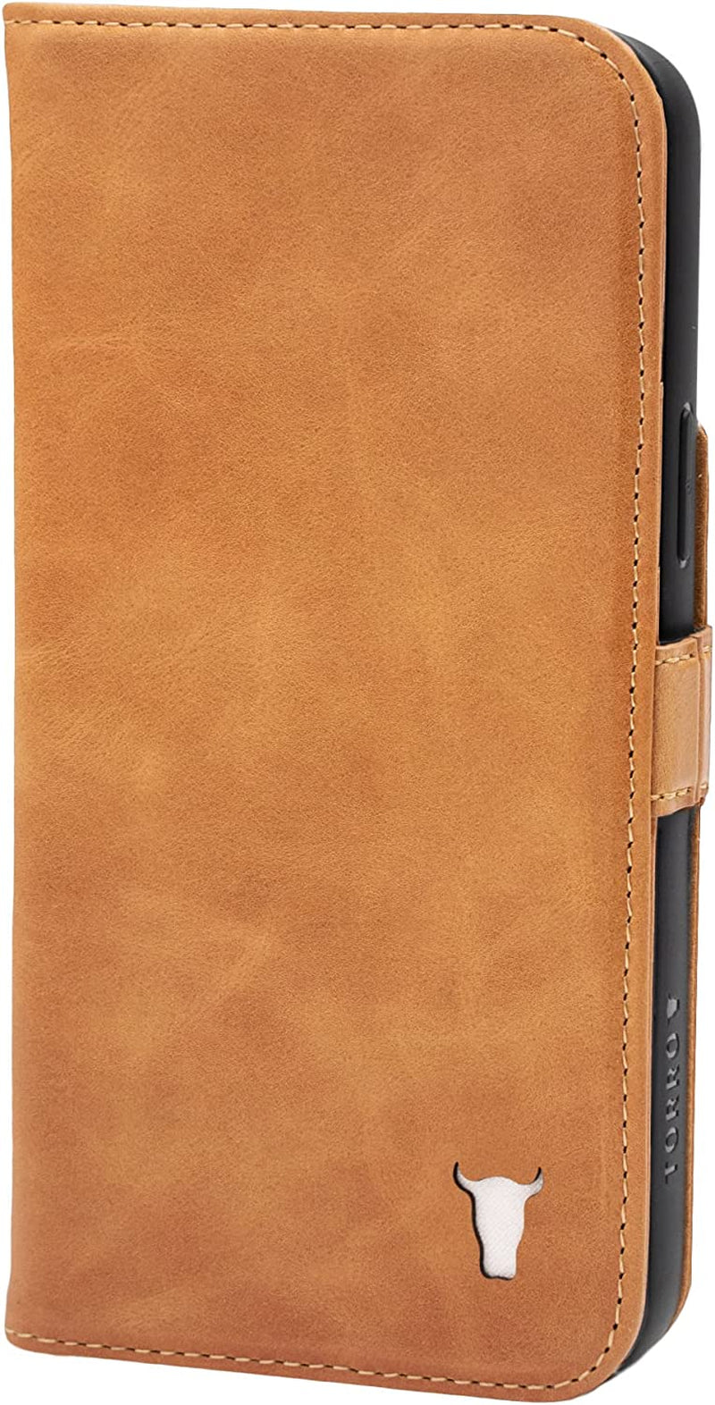 TORRO Leather Case Compatible with Iphone 14 Pro – Genuine Leather Magsafe Compatible Wallet Case with Card Holder (Black)  B.A.M Worldwide ltd Tan  