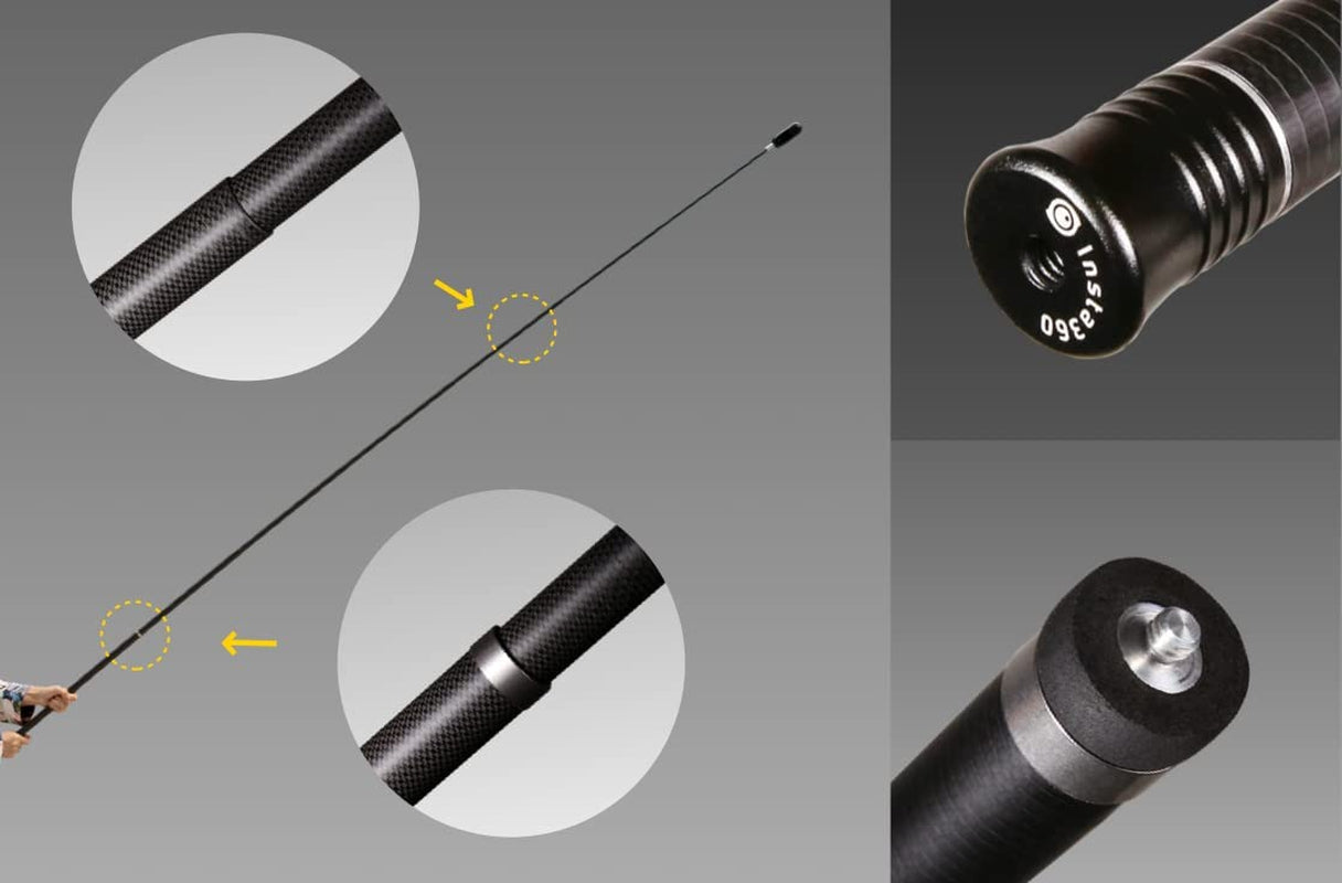 Insta360 Extra Long 3M (10Ft) Invisible Selfie Stick Extension for ONE RS One X2 & X3  Insta360   