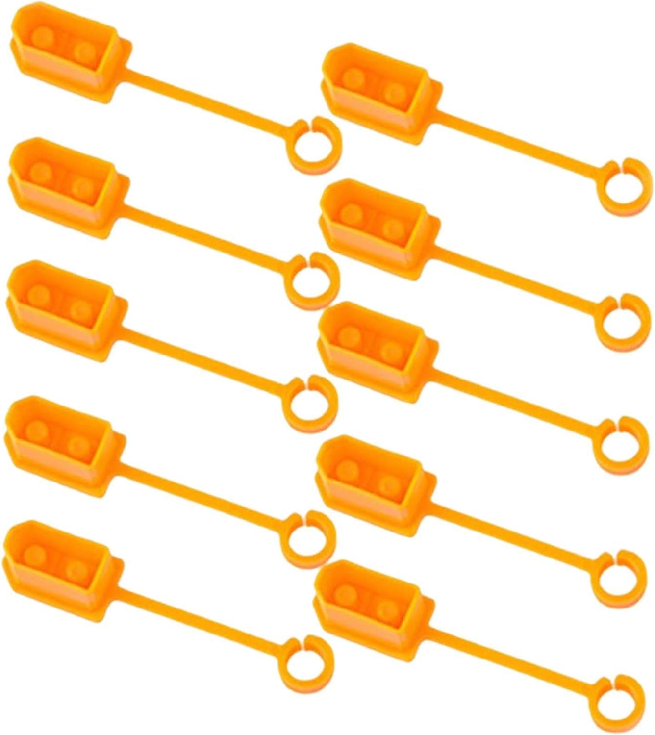 Yiju XT60 Male Female Plug Dust Protector Plug Protective Cover for Lipo Battery , Red  YIJU Yellow  