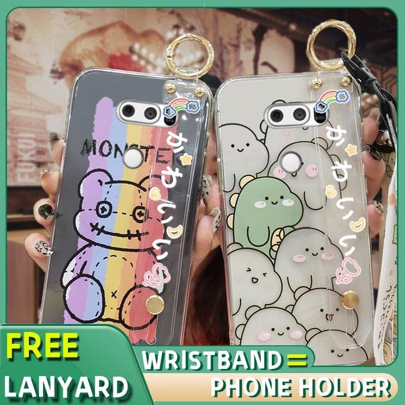 TPU Original Lulumi Phone Case for LG V30/LG V30 Plus/Lg V30+, Astronaut for Girls for Woman for Men Anti-Dust Back Cover Shockproof Luxury New Beautiful Anime Soft for Boy Black Case Silicone, 7  Lulumi   