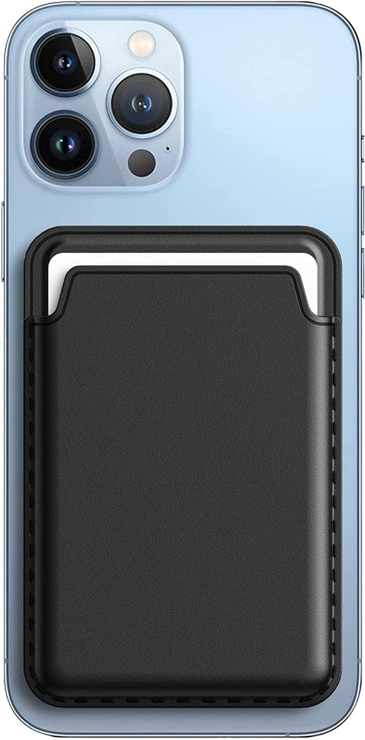 Jetech Magnetic Wallet Compatible with Magsafe for Iphone 14/13/12 Series, PU Phone Card Holder (Black)  JETech   