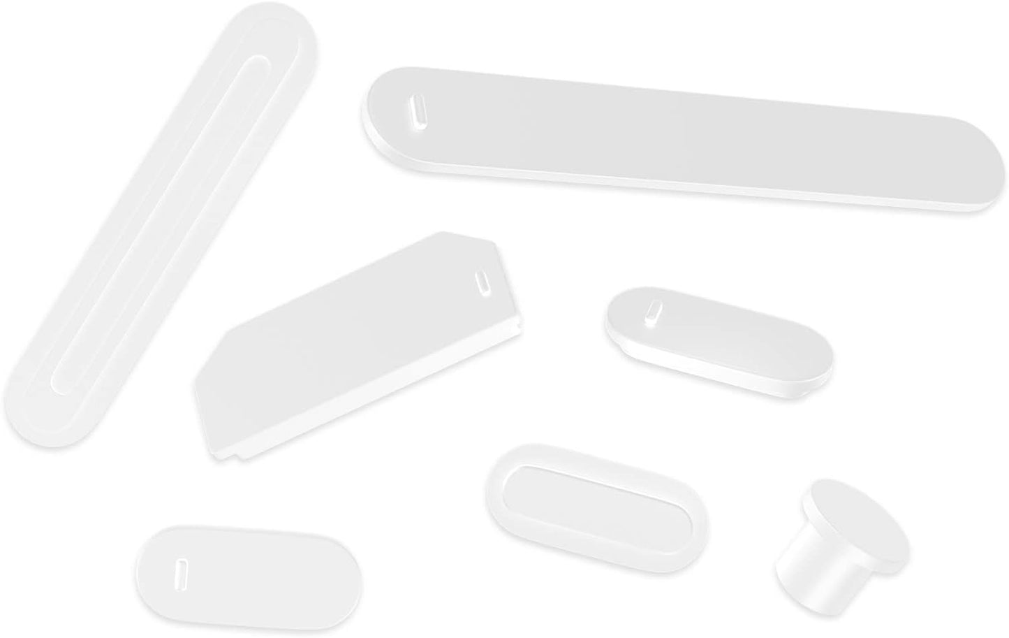 [15PC] Dust Plug for Macbook Air 13 M2 M1 A2681 A2337 A1932, Macbook Pro 13 Inch A2141 A2338 A2289 A2251 A2159 A1989 A1990 A1707 & Macbook Pro 16 A2141, Silicone Dust Cover for Macbook Pro - Black  LEZE Clear Macbook Pro 14 & 16 2021 