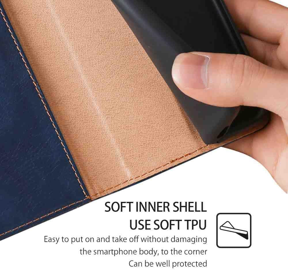 BANLEI2U Phone Cover Wallet Folio Case for LG G6, Premium PU Leather Slim Fit Cover for LG G6, Good Touch, Blue  BANLEI2U   