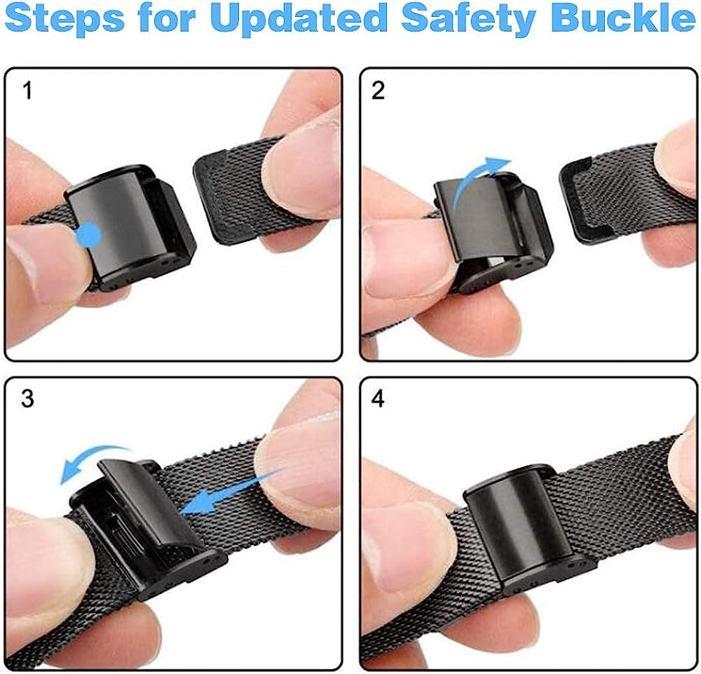 ROSAUI for Apple Watch Band 38Mm 40Mm 42Mm 44Mm Stainless Steel Metal Soft Flexible Slim Watchband Replacement Wristband Metal Strap Iwatch Bands Series 6 5 4 3 2 1/SE  ROSAUI   