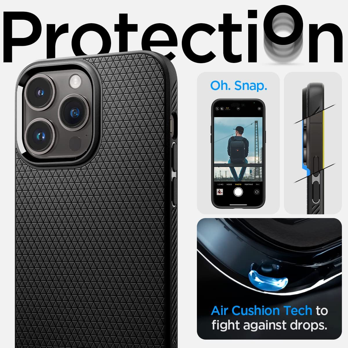 Spigen Liquid Air Armor Designed for Iphone 14 Pro Max Case (2022) - Matte Black  Spigen   
