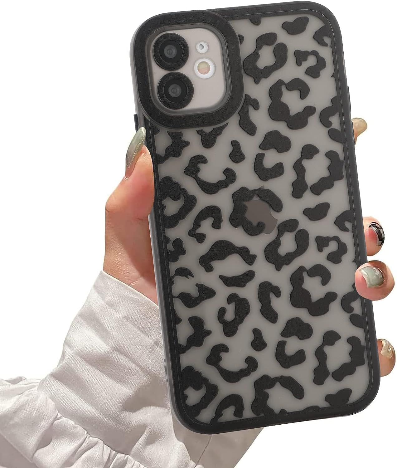 ZIYE Iphone 13 Pro Leopard Clear Case with Camera Protection, Silicone TPU Cheetah Design Cover 6.1 Inch  ZIYE Iphone 11  