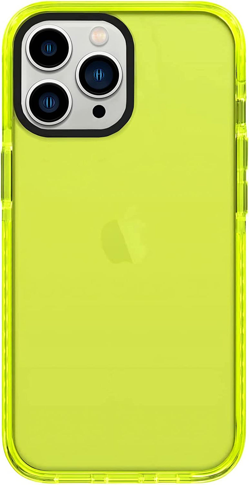 Neon Clear Iphone 14 Pro Max Case, Vibrant 80S Design, Camera Protector, Soft Silicone Shockproof - 6.7Inch  Simapu   