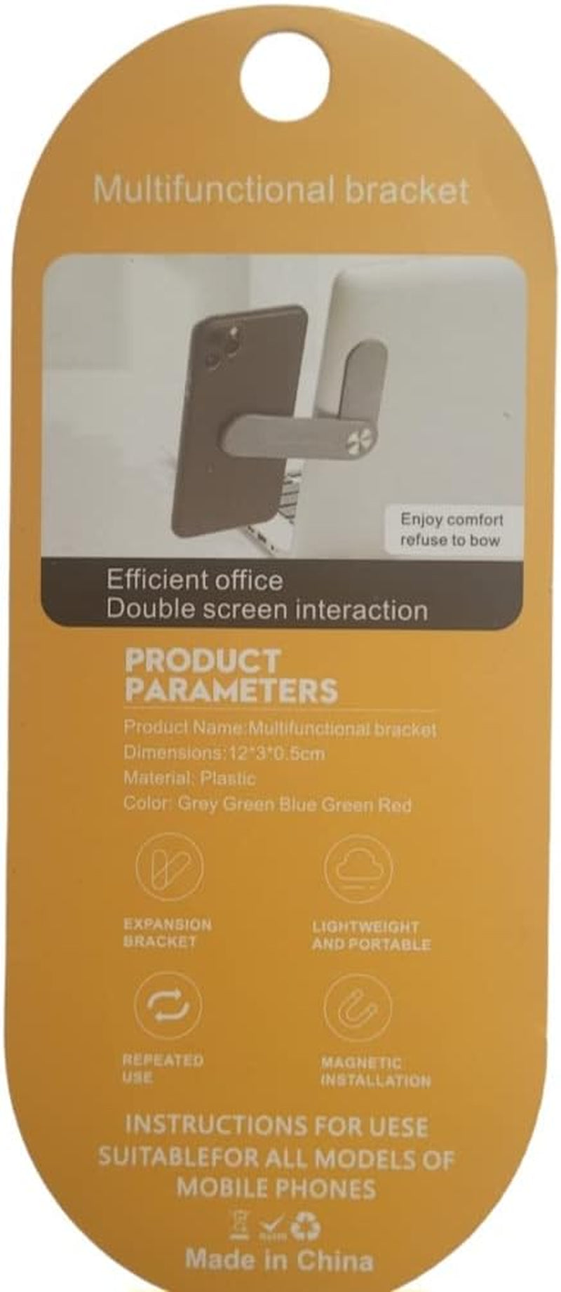 Laptop Mobile Phone Portable Holder 2 in 1 Magnetic Smart Folding Phone Holder Side Mount Screen Universal Stand (Blue)  SY Tech Co.   