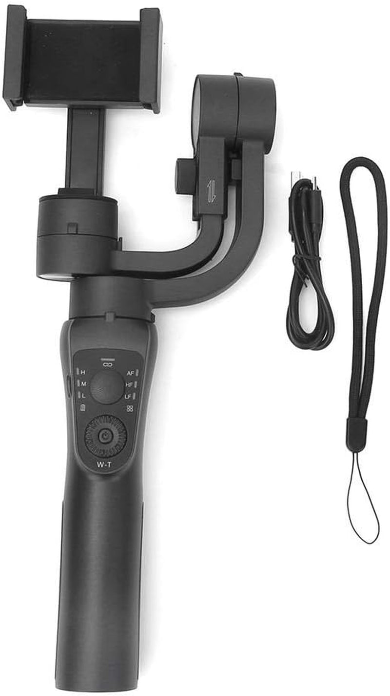 Smartphone 3-Axis Handheld Gimbal Stabilizer, 325 °Pitch Angle / 330 ° Course Angle / 180 ° Rolling Angle Handheld Gimbal Video Vlog Shoot Stabilizer for 6.0 Inches Mobile Phone  T angxi   