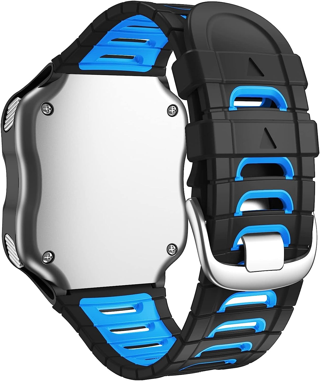 BKUANE Double Colors Silicone Strap Fashion Easy Fit Watch Band for Garmin 920XT Wristband Bracelet  BKUANE   