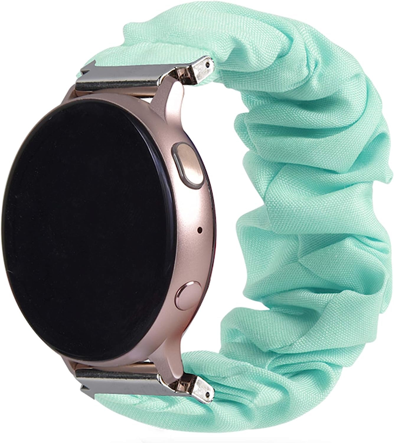 Fit for Amazfit GTS Bands for Women Men, Garmin Venu Sq Elastic Stretch Wristband Replacement Watch Bands Straps Wristbands Bracelet Fit for Amazfit Bip/Gts 2E/ GTS 2 Mini/Bip Lite/Bip S  Bangyee Green  