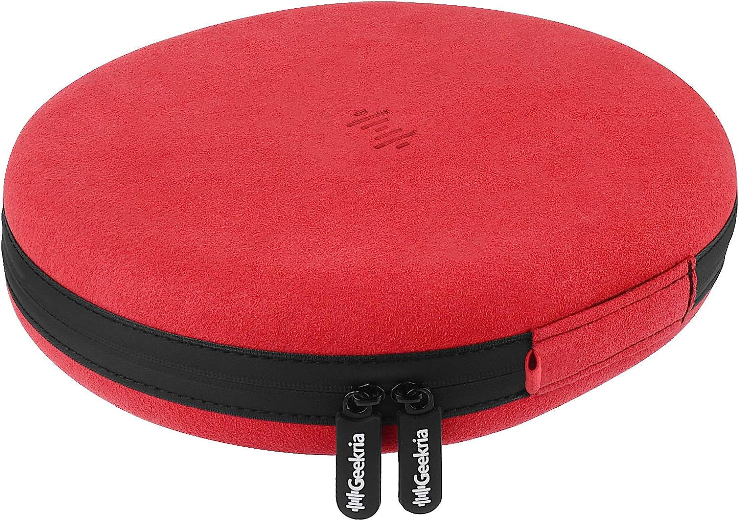 Geekria Shield Headphones Case, Compatible with APPL Airpod Max Case, Replacement Hard Shell Travel Carrying Bag with Cable Storage (Red)  GEEKRIA   