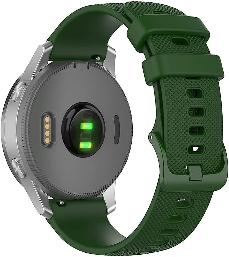 NDJQY 18 20 22Mm Band for Garmin Venu/2/2S/Sq plus Silicone Band for Vivomove 3 4/Move Sport Strap Quick Install Smart Accessories  NDJQY A For Forerunner 645 245 